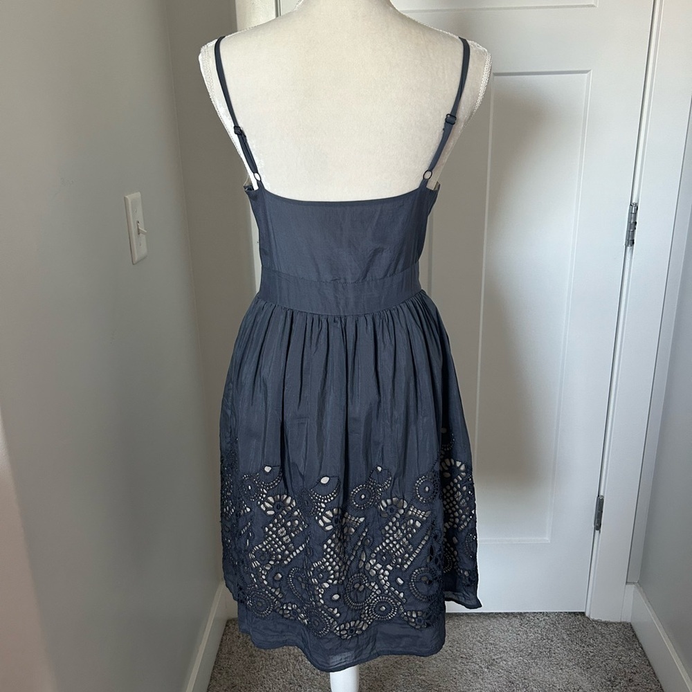 Anthropologie Burlapp Floral Eyelet Dress - Picture 3 of 12